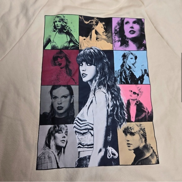 Taylor Swift Eras Tour Beige Hoodie - Picture 2 of 4